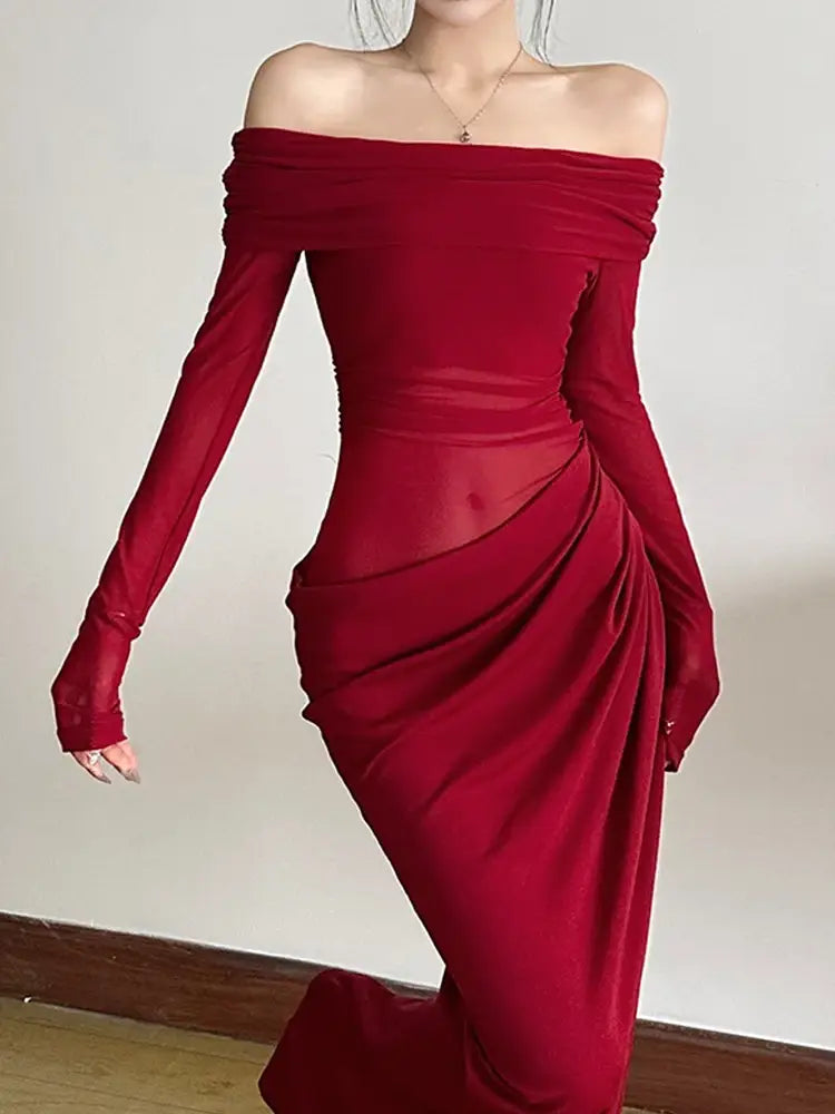 Elegant Mesh Dress