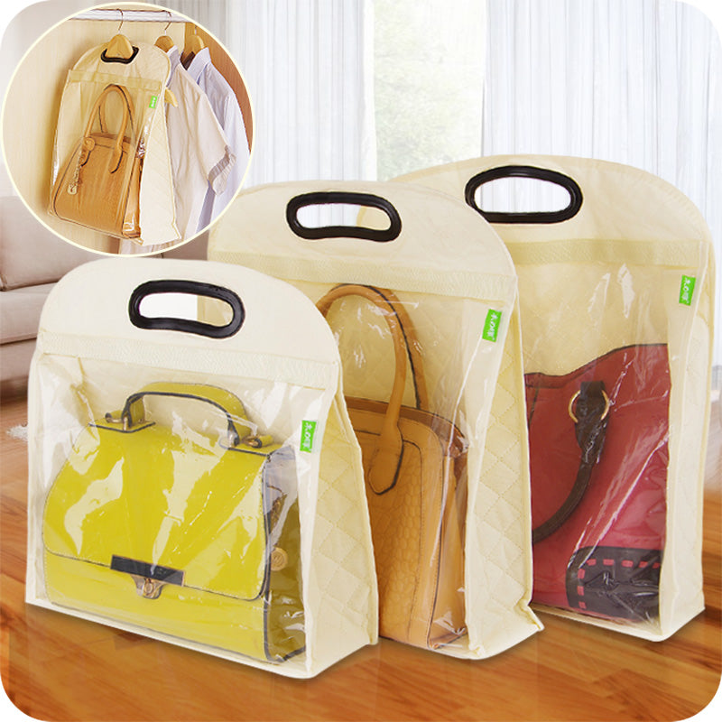 Dustproof Handbag Storage Bag – Transparent Closet Organizer for Bags & Clothing