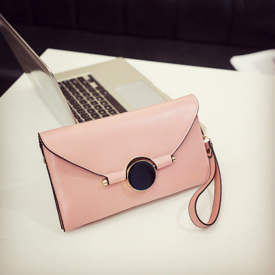 Women's Soft PU Leather Envelope Crossbody Bag | Multi-Pocket Shoulder Purse