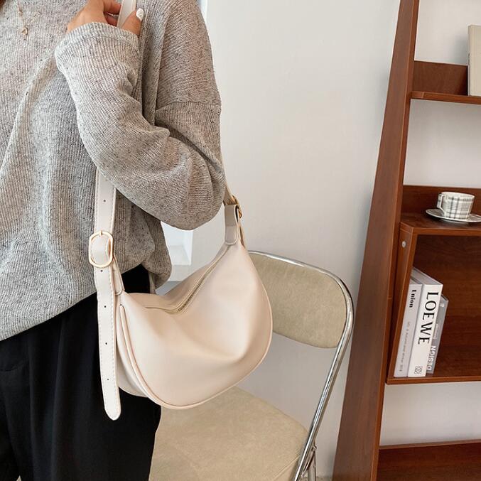 Women's Structured Synthetic Leather Handbag – Chic Fabric Texture Purse