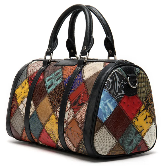Women's Ethnic Style Embroidered Handbag – Boho-Chic Fabric Bag with Traditional Patterns